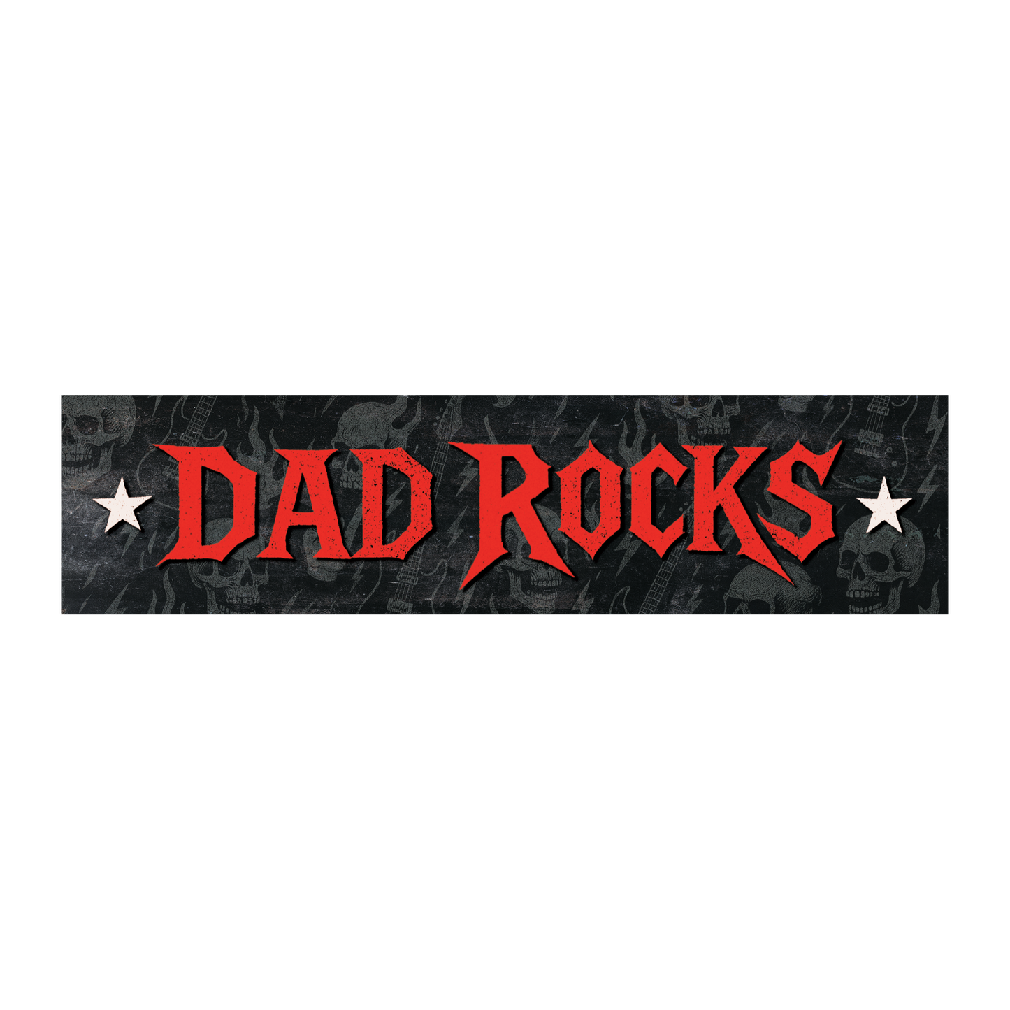 "Dad Rocks" Magnetic Grill