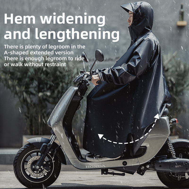 ROCKBROS Motorcycle Cycling Raincoat Hiking Outdoor Poncho Waterproof Cloak