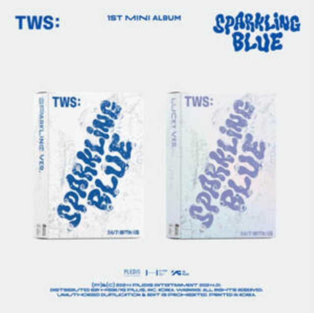 Tws - Sparkling Blue (1St Mini Album) (Sparkling Ver.) & Sparkling Blue (1St Mini Album) (Lucky Ver.) - CD Bundle