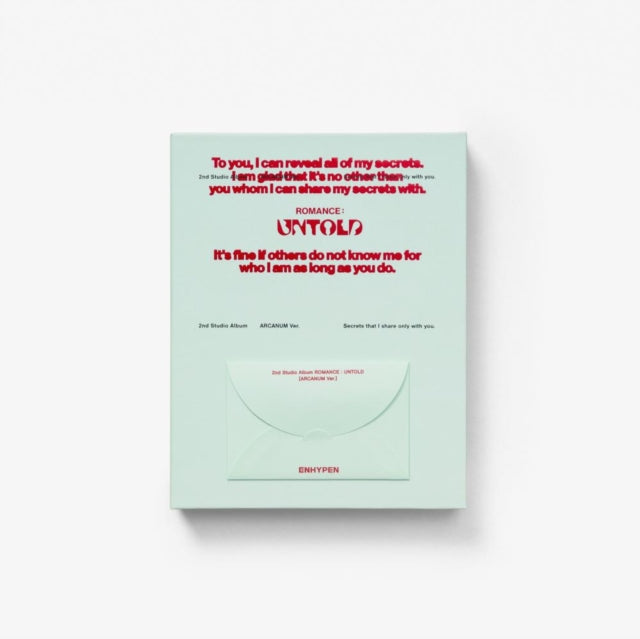 Enhypen - Dark Blood (Engene Ver.) & Romance : Untold (Arcanum Ver.) - CD Bundle