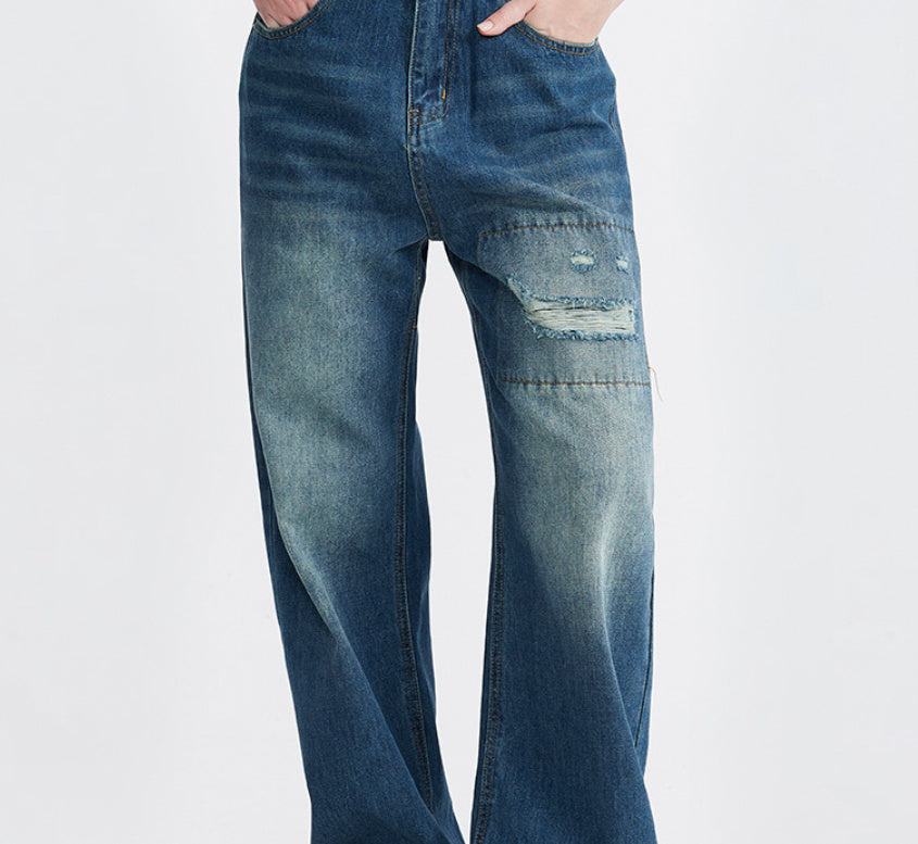 Fashion Loose Cool Vintage Jeans For Men
