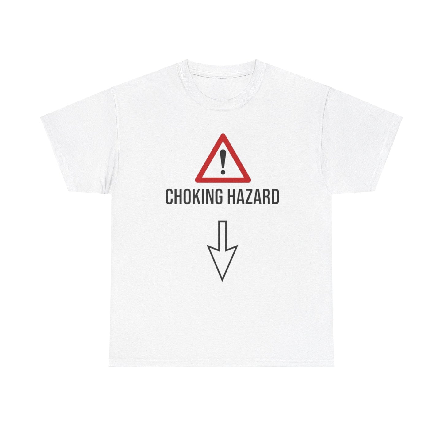 Choking Hazard Funny Shirt – Hilarious Warning Label Meme Tee