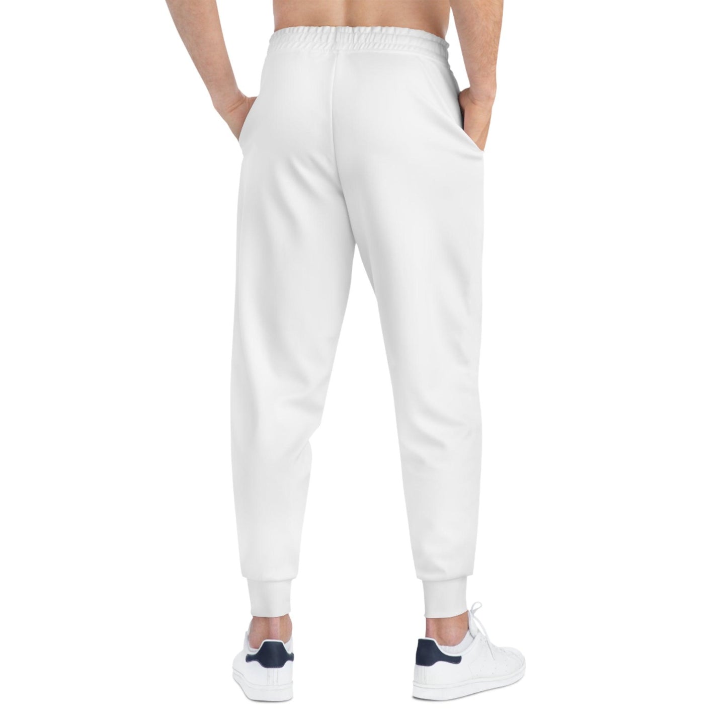 Comfortable Athletic Joggers - White - Lizard Vigilante