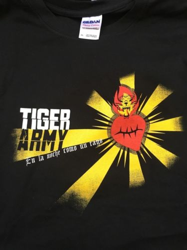 TIGER ARMY - "Noche Como Un Rago" T-shirt ~Never Worn~ XL