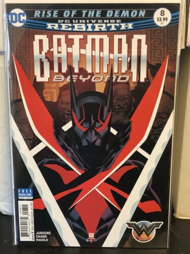 Batman Beyond #8 Martin Ansin Cover B Variant 2016 Rebirth DC Comics