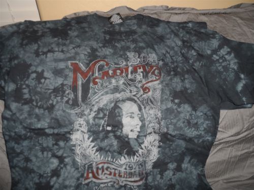 BOB MARLEY - 1976 Amsterdam All-Over Print T-Shirt ~Never Worn~ 2XL