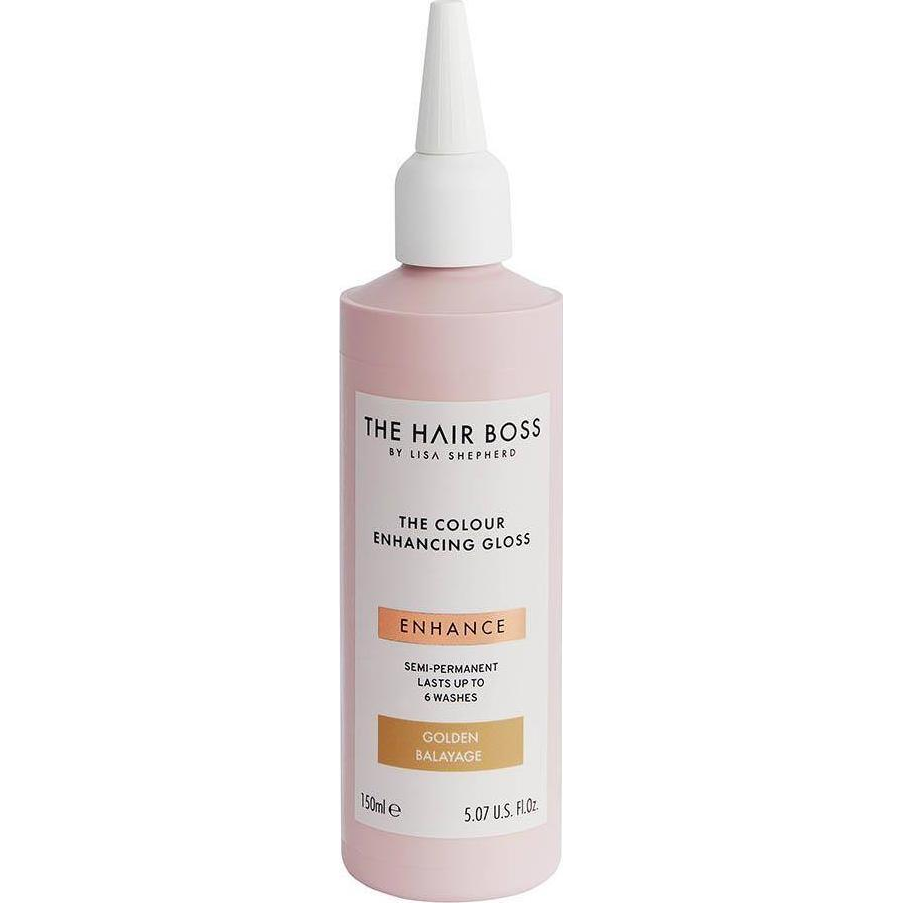 The Hair Boss THE HAIR BOSS_By Lisa Shepherd The Colour Enhancing Gloss rozświetlacz podkreślający ciepły odcień włosów Golden Balayage 150ml (5060427356734)