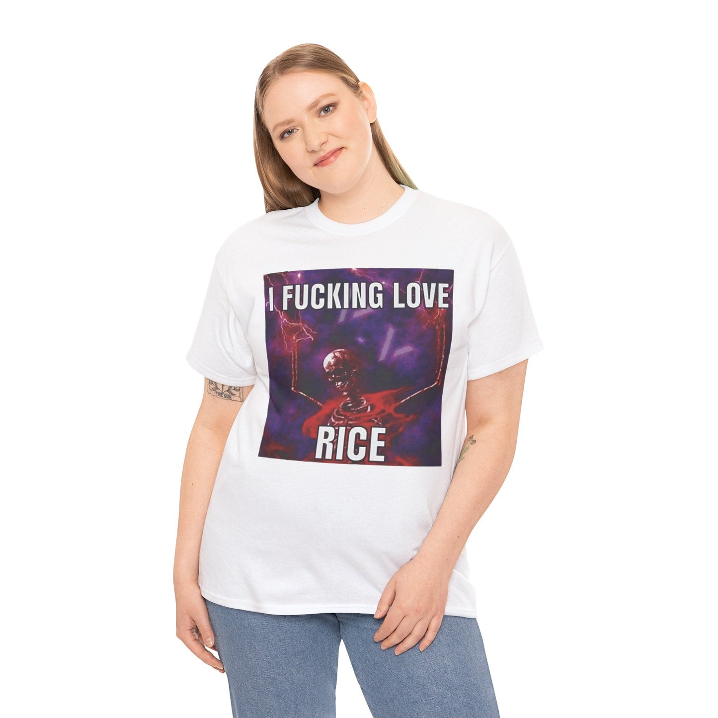 I Fucking Love Rice Meme Shirt – Funny Food Humor T-Shirt