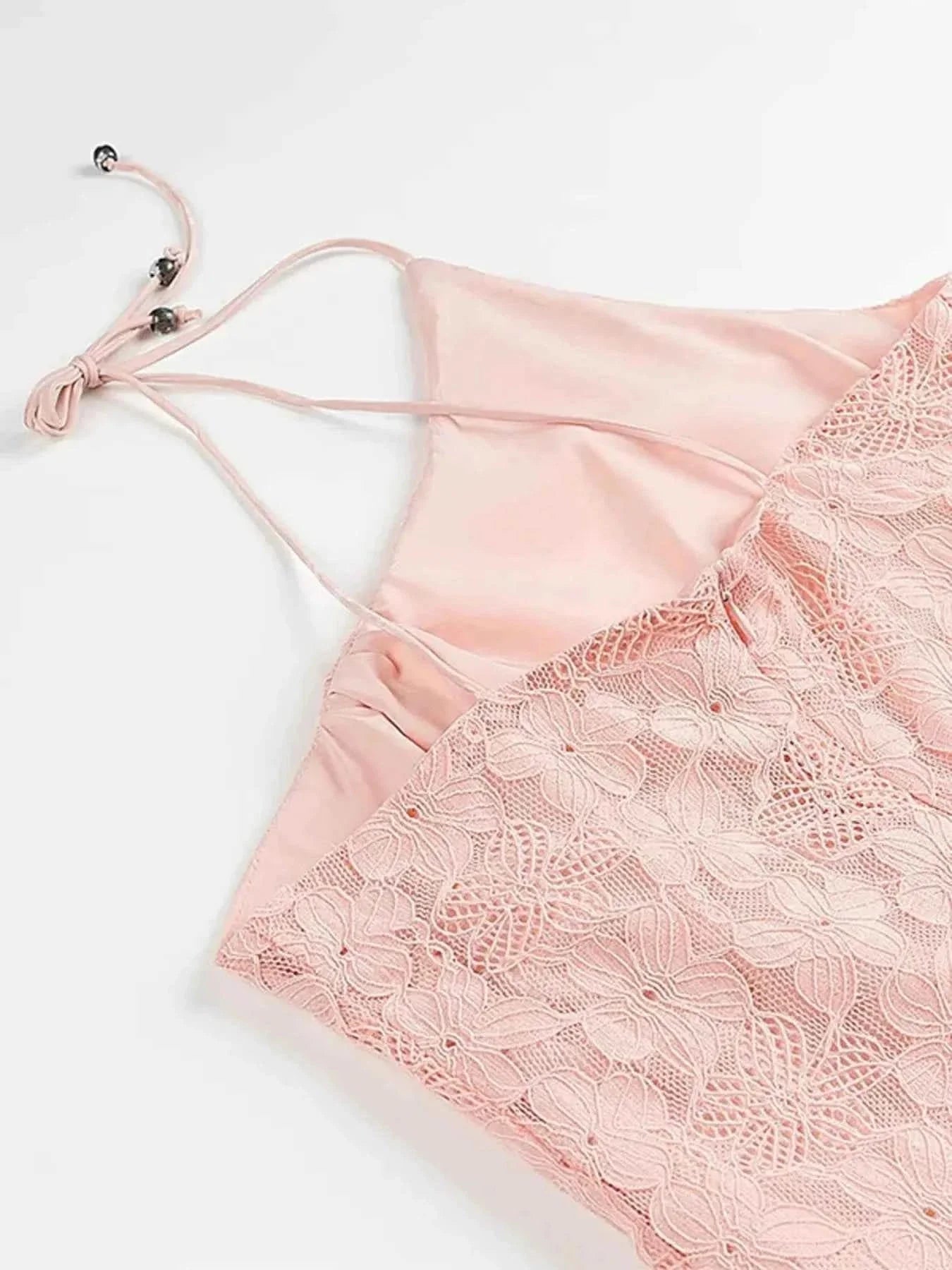 Lace One Shoulder : Mini Dress