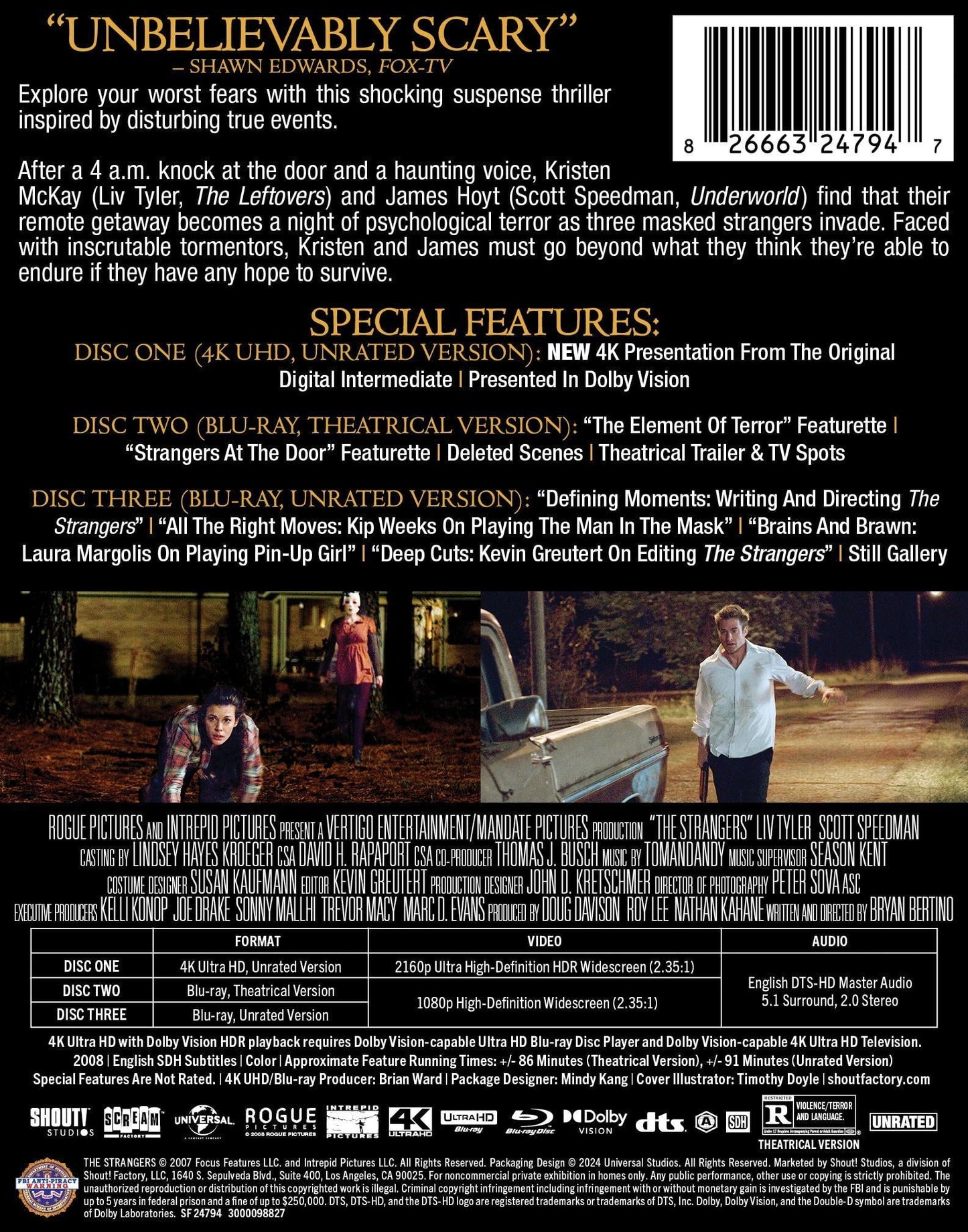 The Strangers - Limited Edition Steelbook (4K Ultra HD + Blu-ray)