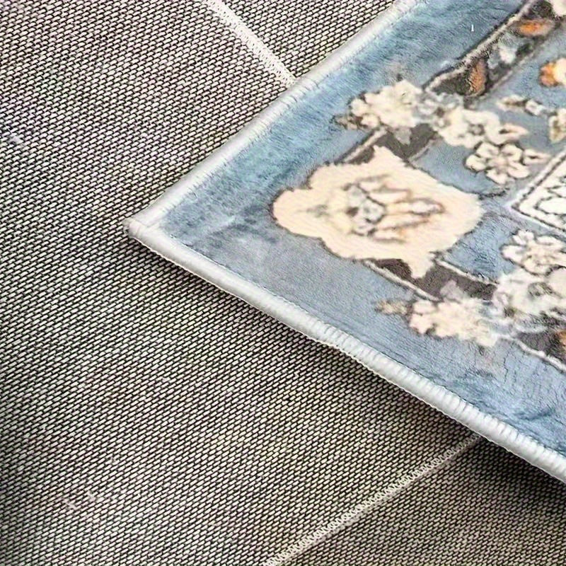 Imitation Cashmere Black Pattern Tan Spotted Oval Floor Mat Large Area Full Padded Premium Light Luxury Premium Sense Carpet Living Room Tea Table Blanket Room Bedside Thickened Household Floor Mat For Hotel