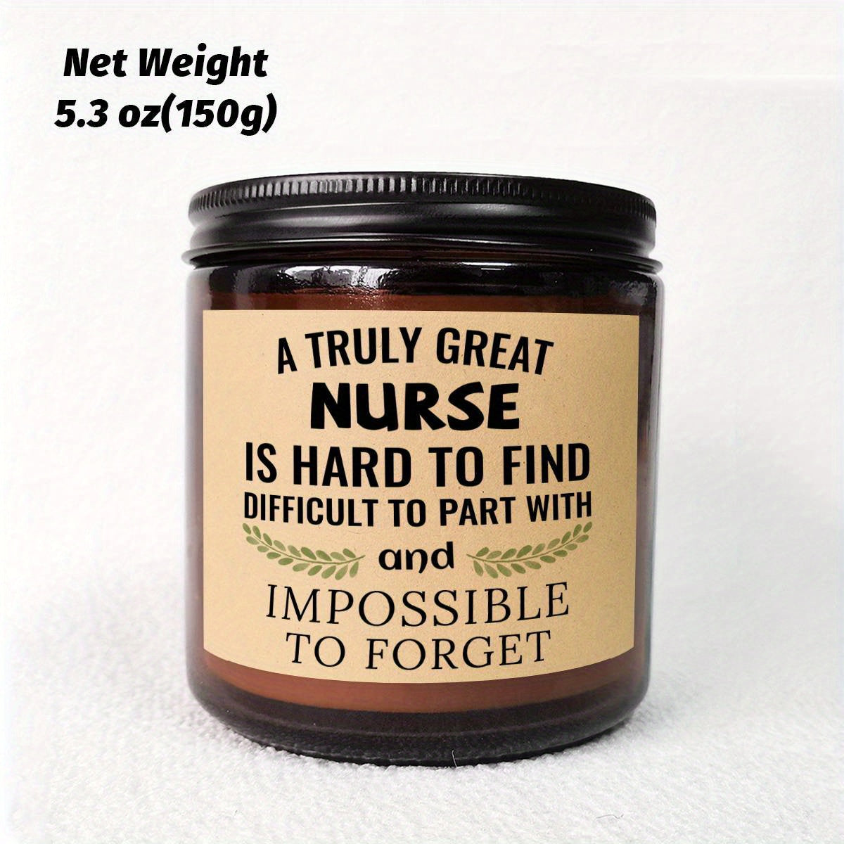 Unique Nurse Appreciation Gift for Women - Scented Candle for Her Practitioner, Nursing Professionals, Student, Friend on New Nurses Week, Party, Birthday, Christmas, Thanksgiving Day, Graduation, Retirement - Bulk Present wi