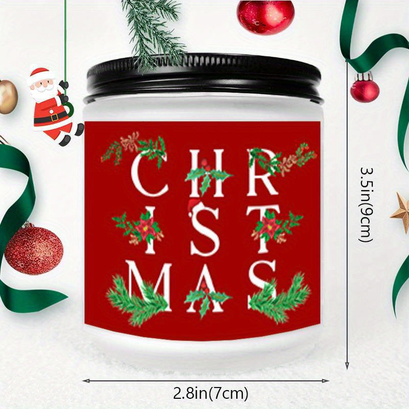 Merry Christmas Lavender Scented Candle Gift for Men Women Him Her Male Female Boyfriend Grilfriend Best Friend BBF Sister Bestie Brother Classmate Coworker Sister Mom Dad Family on Christmas Xmas Home Decoratin Funny Unique