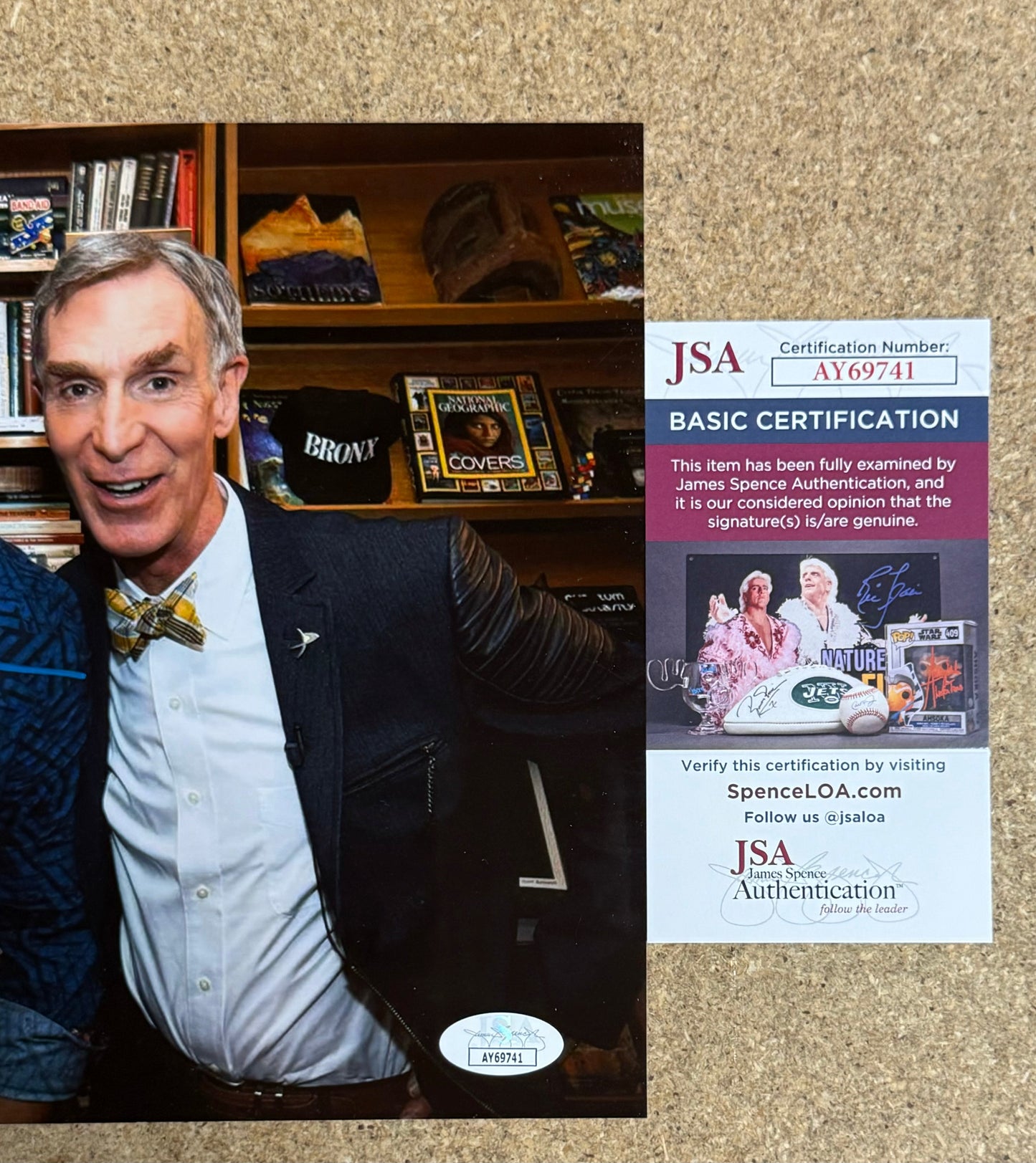 Neil DeGrasse Tyson Signed Astrophysicist & Writer 8x10 Photo With JSA COA