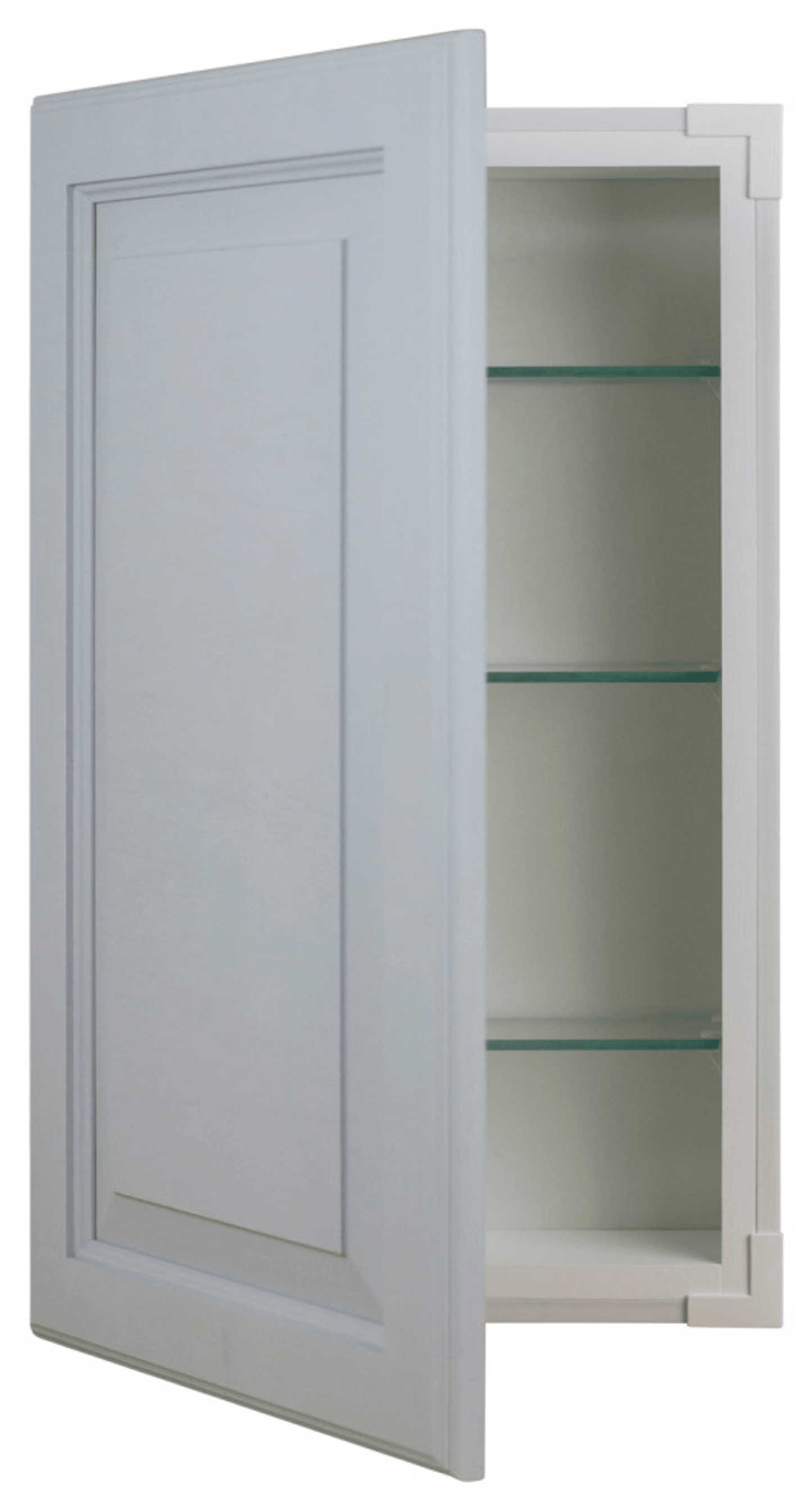 Corsica Wall-Mounted Recessed Medicine Cabinet With Adjustable Shelves