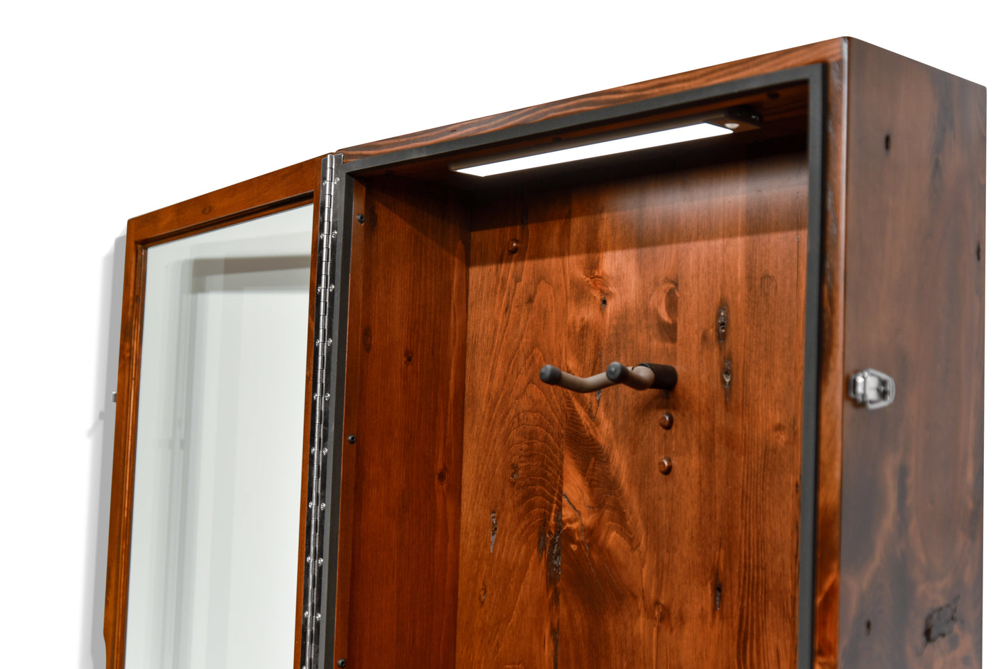 ClimaCase Rectangle Humidor - 300 Year Old Reclaimed Wood with Boston Stain