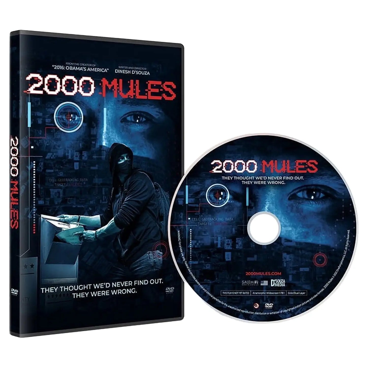 2000 Mules Documentary DVD by Dinesh D'Souza