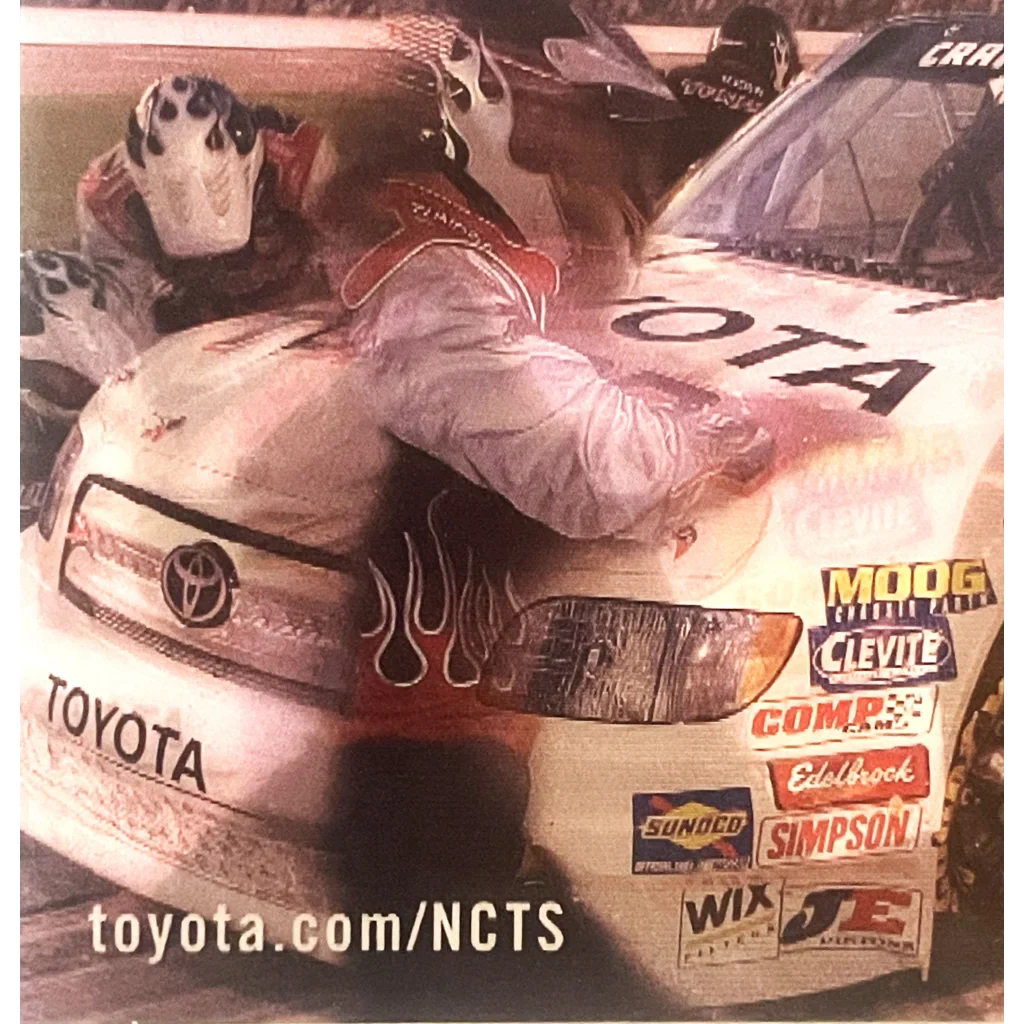 Rare 2005 NASCAR Winston Craftsman Toyota Tundra Hologram Card