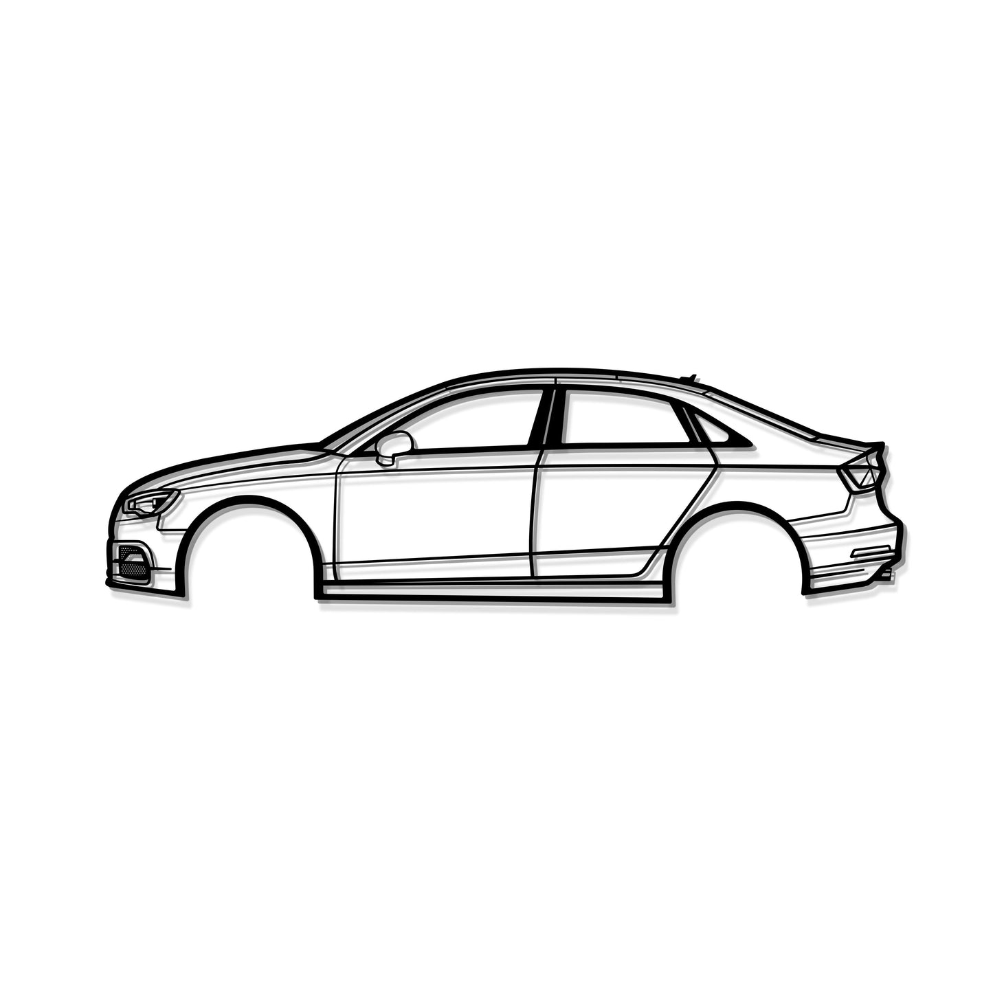 2015 S3 Metal Car Wall Art - MT0515