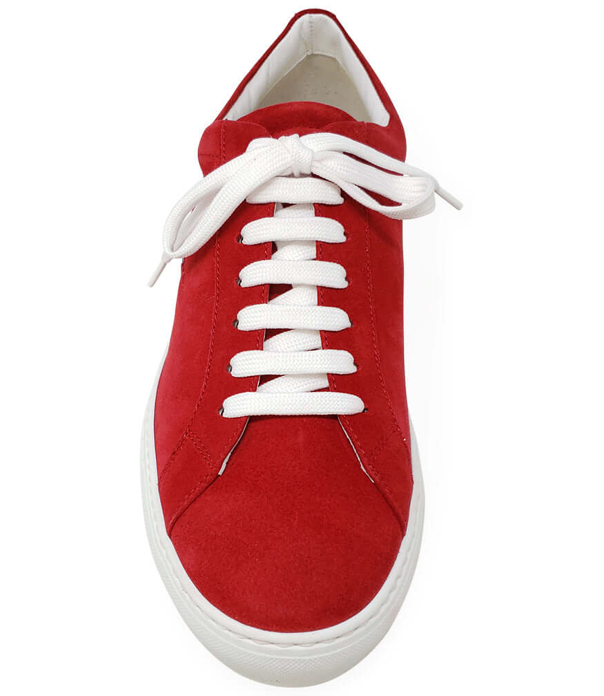 Red Suede Sirius Star Mens Sneaker