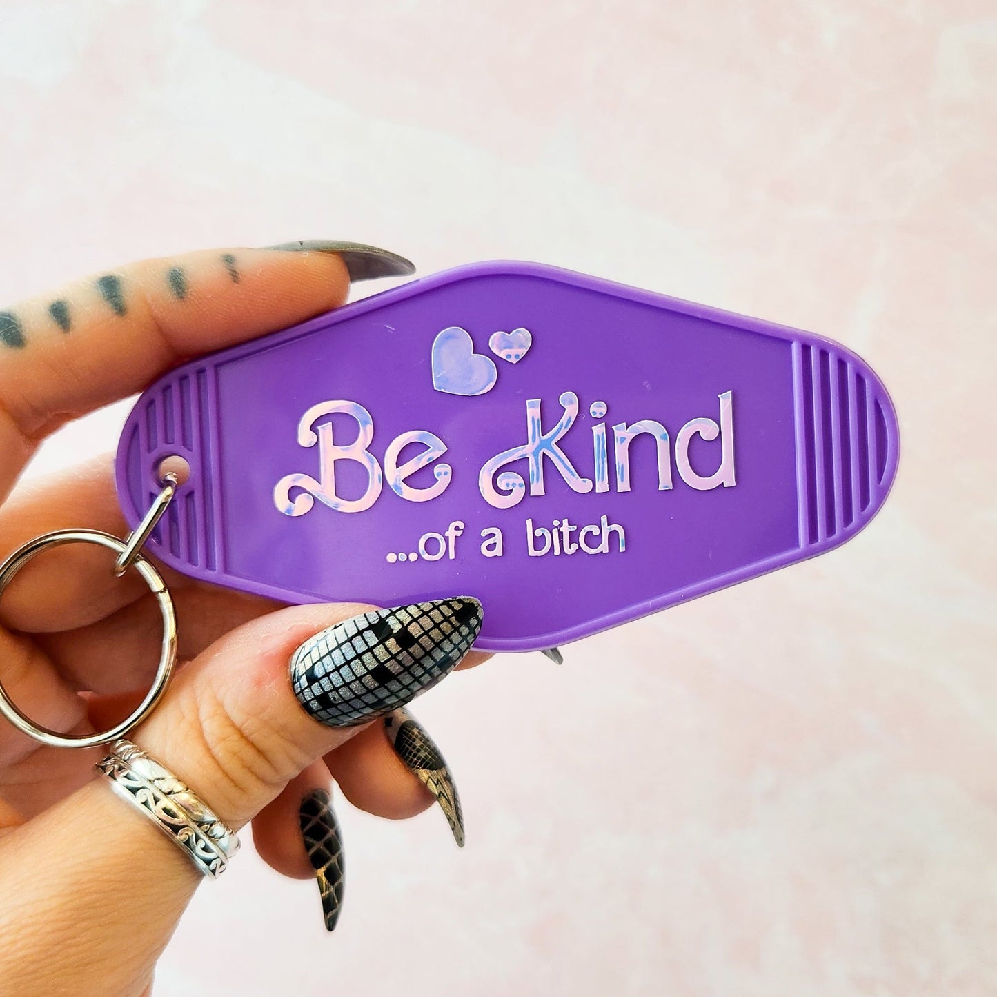 Be Kind...of a bitch Motel Keychain