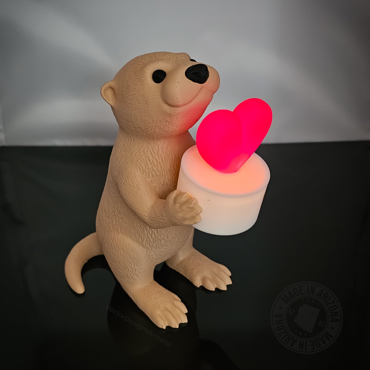 Otterly in Love LED Figurine