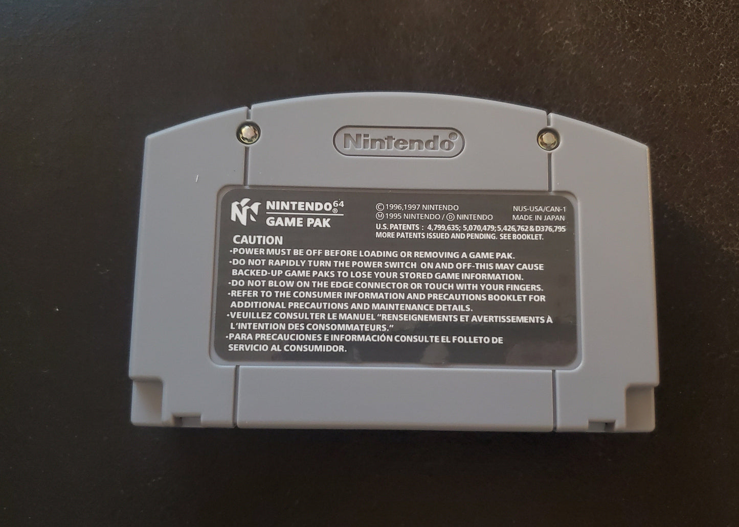 Paper Mario N64 Nintendo 64 Video Game Cartridge 2000