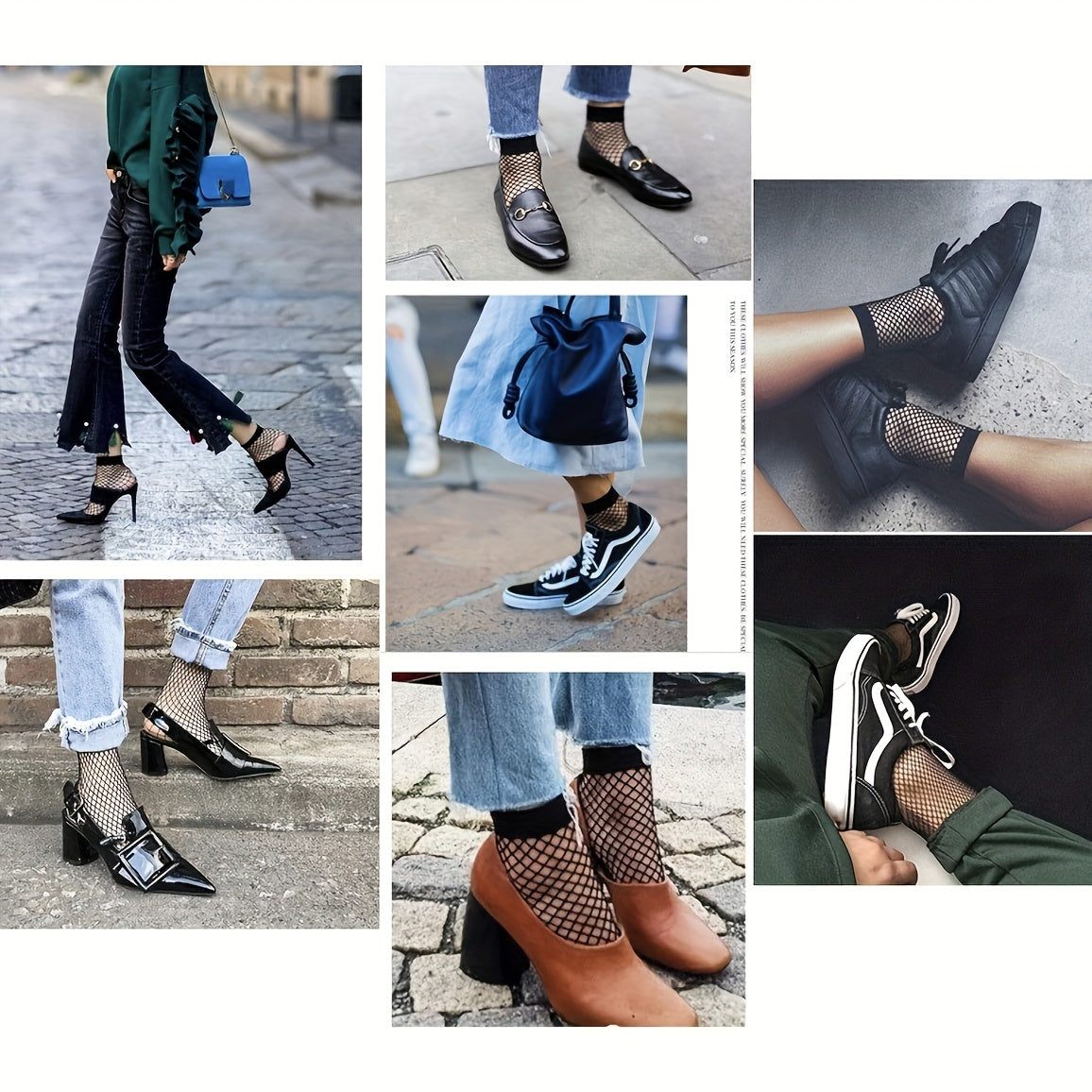 3 Pairs Women's Plus Sexy Socks, Plus Size Elastic Hollow Out Fishnet Breathable Short Socks