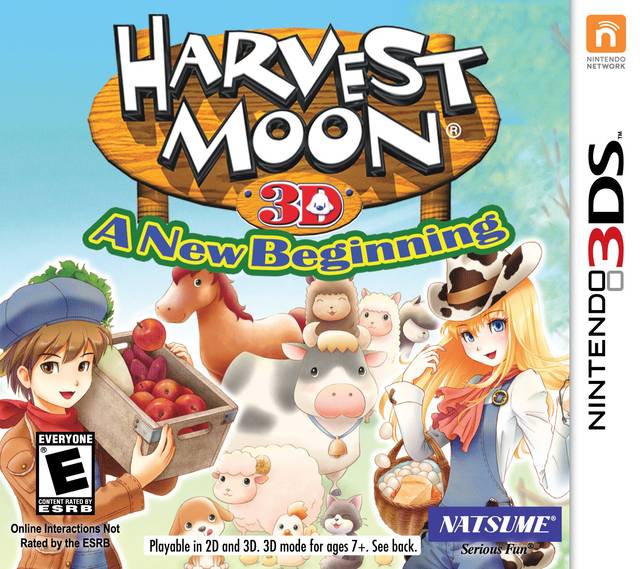 Harvest Moon 3D: A New Beginning (Nintendo 3DS)