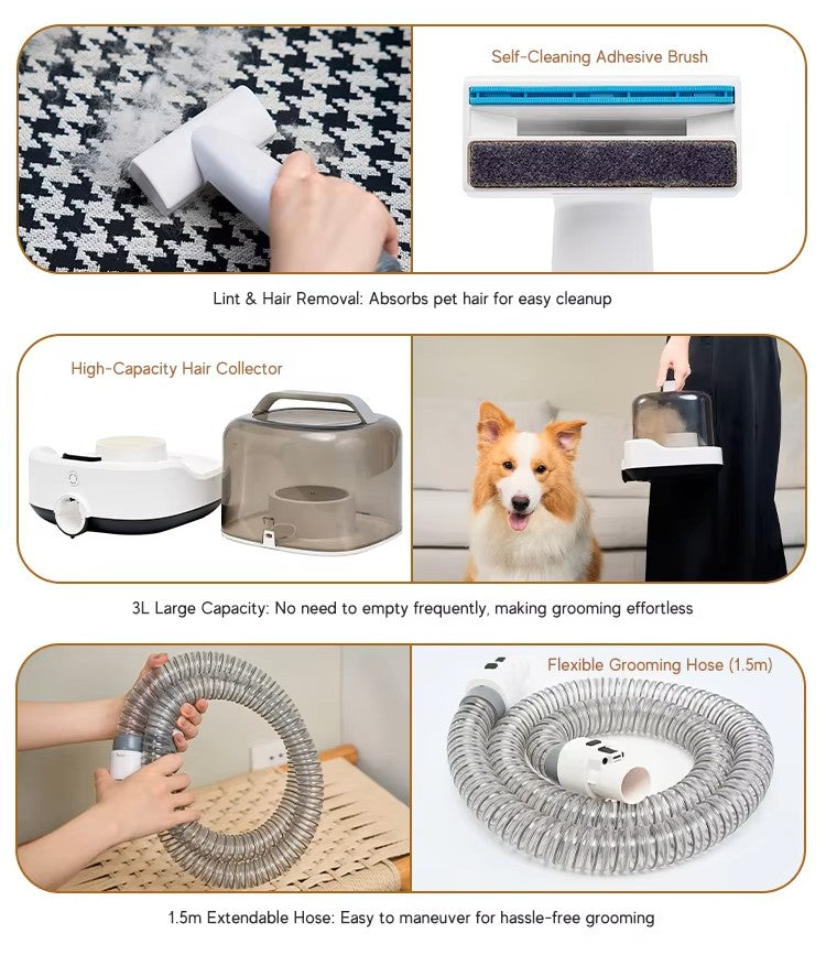 Anxiety-Free 5-in-1 Cordless Pet Grooming Kit by Dr. Milou