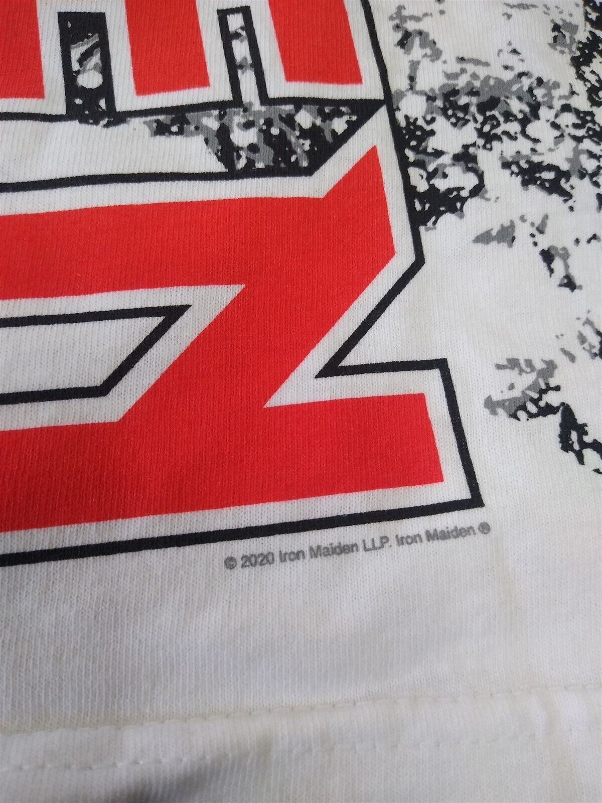 IRON MAIDEN - 2020 The Trooper Men's Blood Splattered T-shirt ~Never Worn~ M L