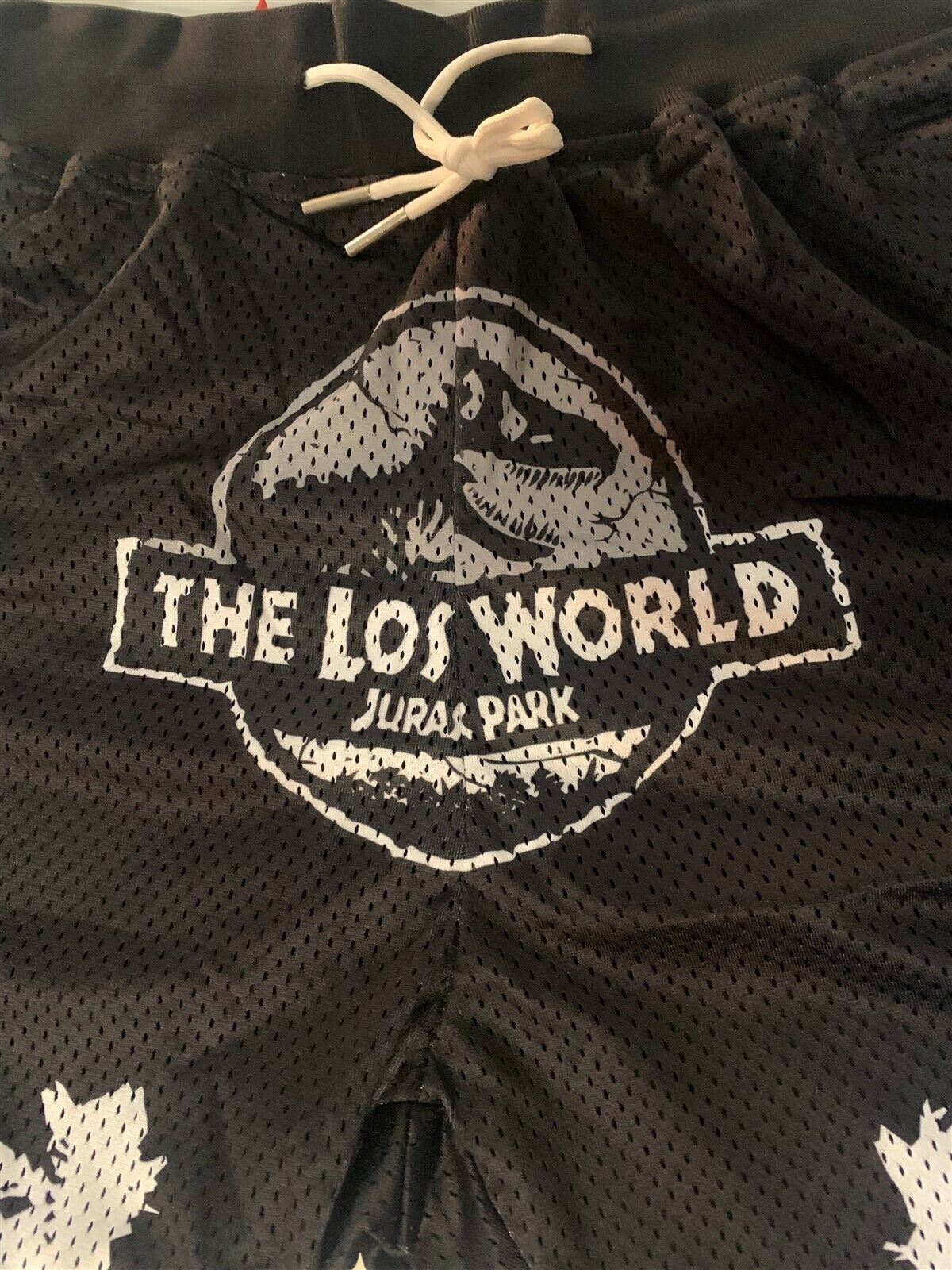JURASSIC PARK - THE LOS WORLD Headgear Classics Basketball Shorts ~Never Worn~ L