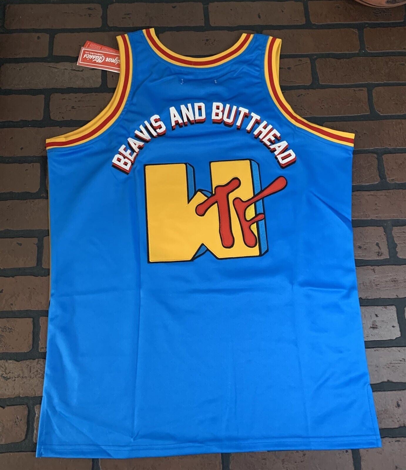 BEAVIS & BUTTHEAD Headgear Classics Basketball Blue Jersey~Never Worn~S M L XL2X
