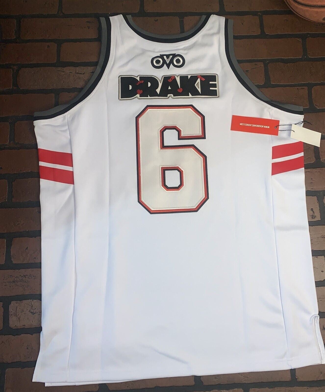 DRA KE OVO SO FAR GONE Headgear Classics Basketball Jersey ~Never Worn~ 2XL