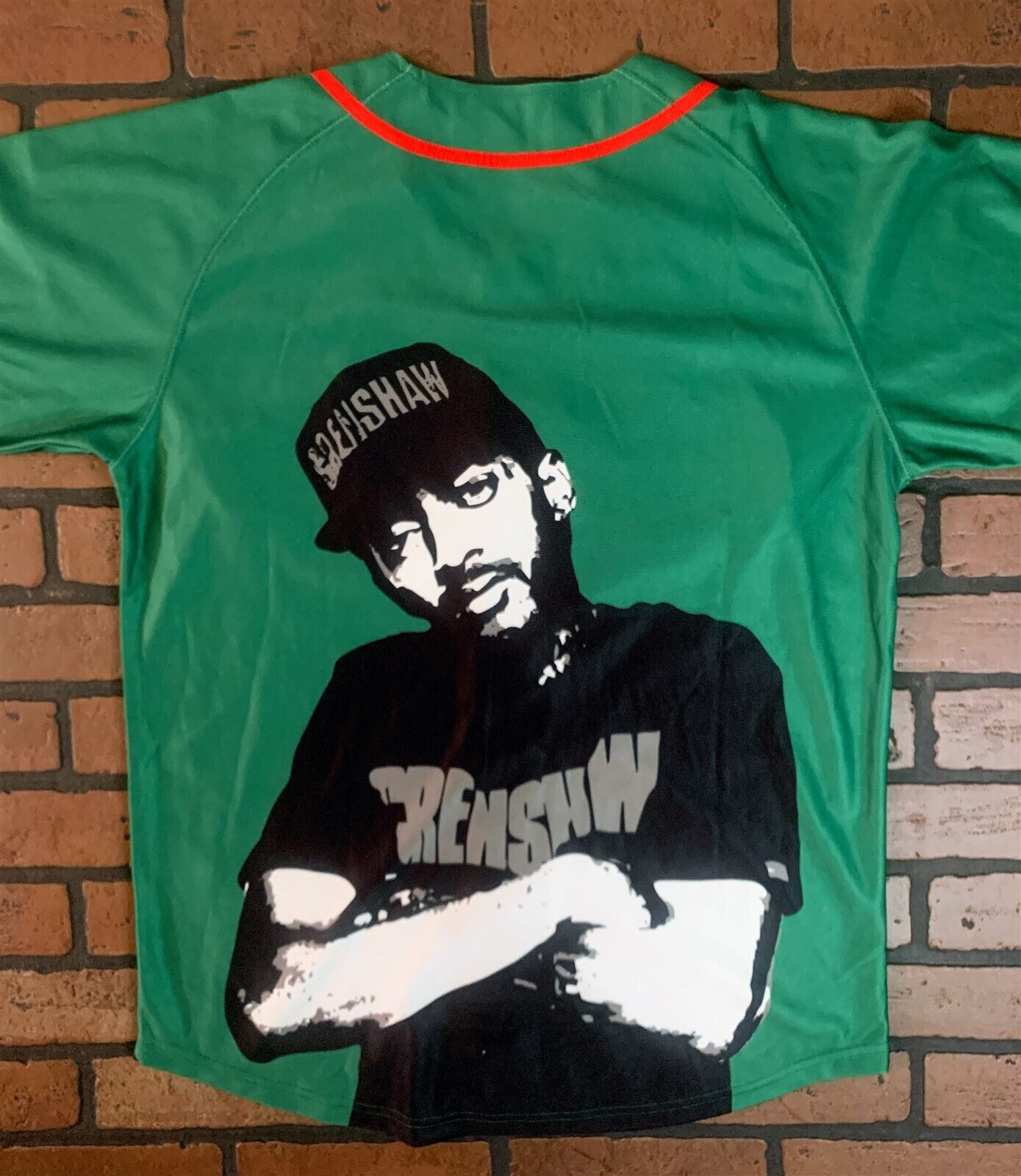 CRENSHAW / MALCOLM X Green Headgear Classics Baseball Jersey ~Never Worn~ M L XL 2XL