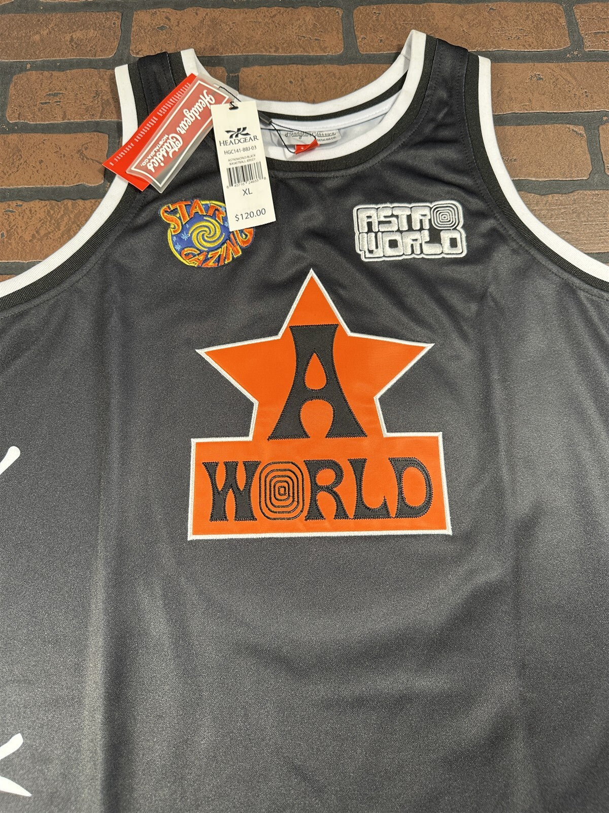 TRAVIS SCOTT WYWH Astro World Headgear Classics Basketball Jersey ~Never Worn~