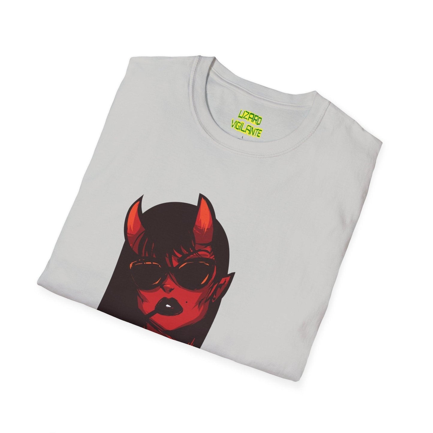 Horned Babe Unisex Softstyle T-Shirt - Lizard Vigilante