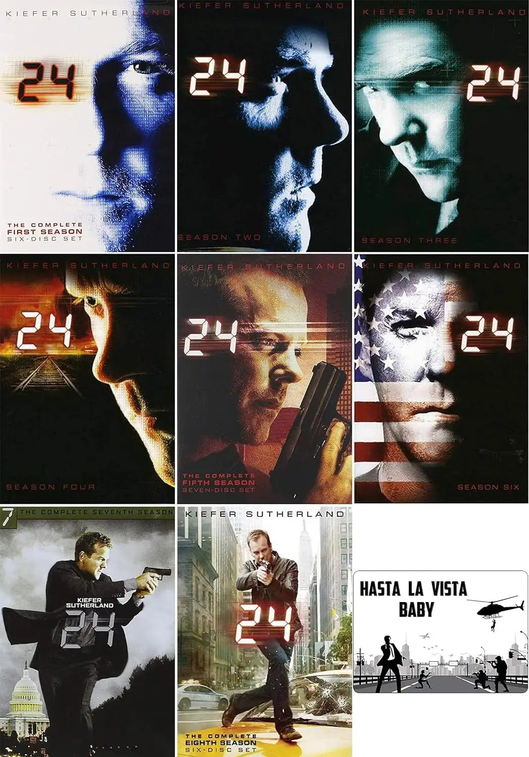 24: The Complete Series (DVD), Seasons 1-8, Drama