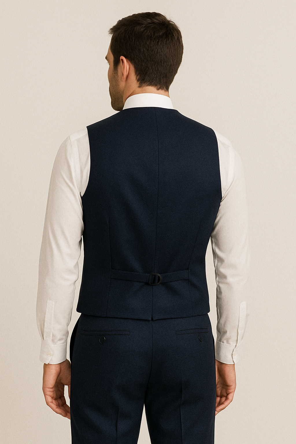 3 Piece TR Suit - Navy Blue