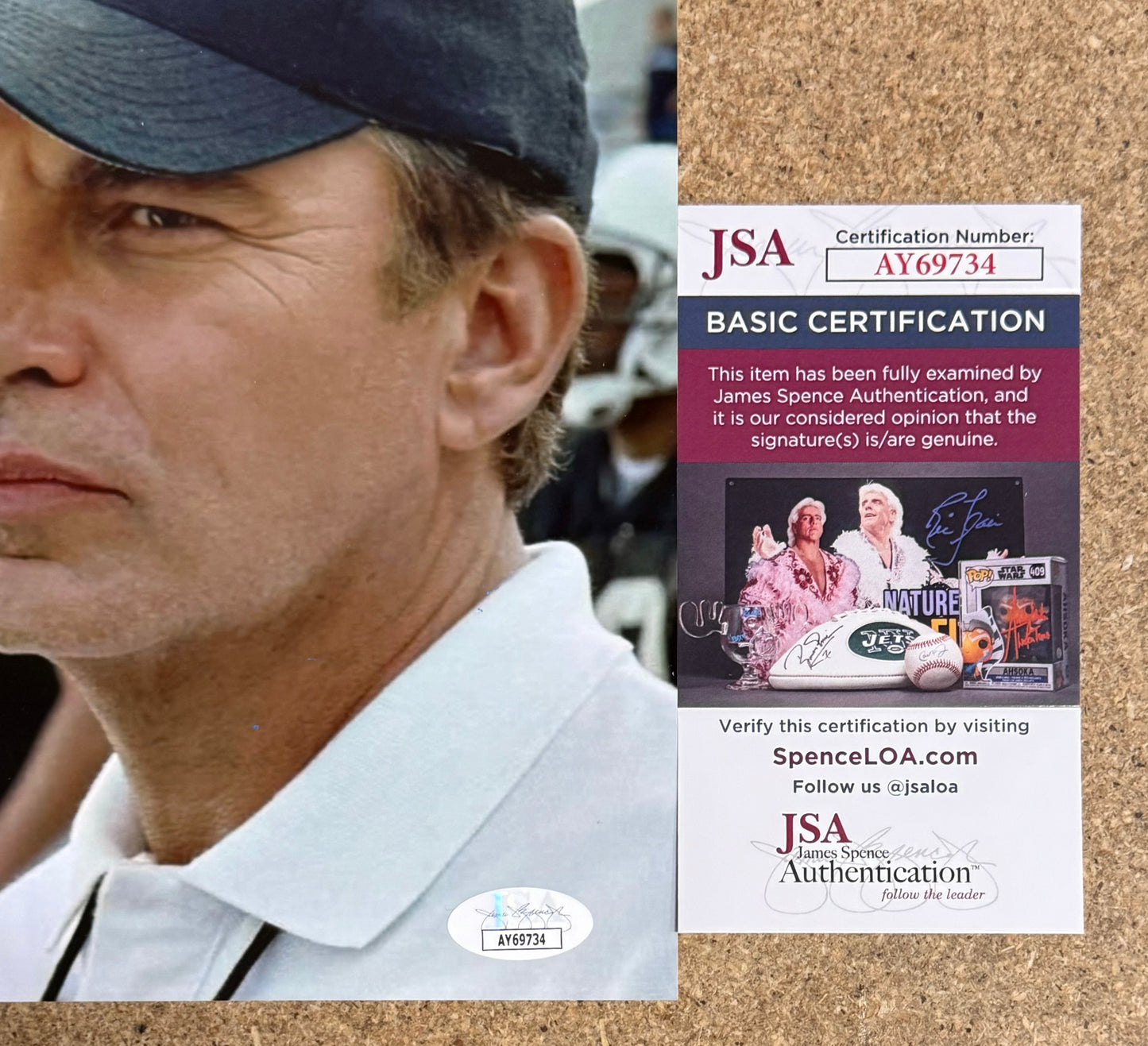 Billy Bob Thornton Signed Coach Gaines Friday Night Lights 8x10 Photo JSA COA