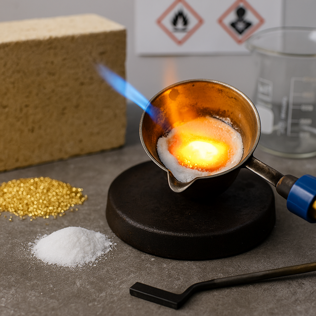 GTE Borax Acid for Gold Refining – 8 oz or 2 lb Jar | Flux for Melting & Oxidation Protection