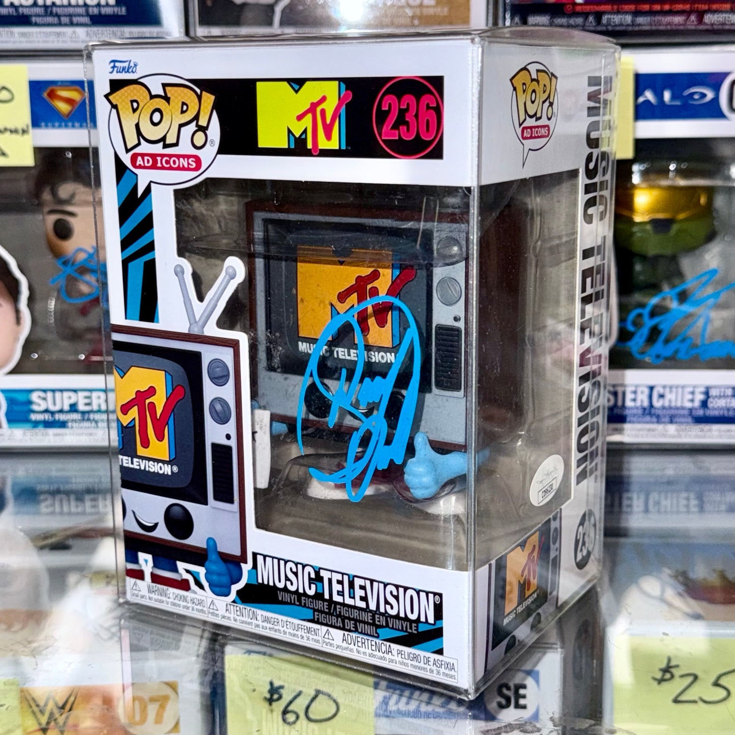 Musician Donny Osmond Signed 2024 MTV Funko Pop #236 With JSA COA