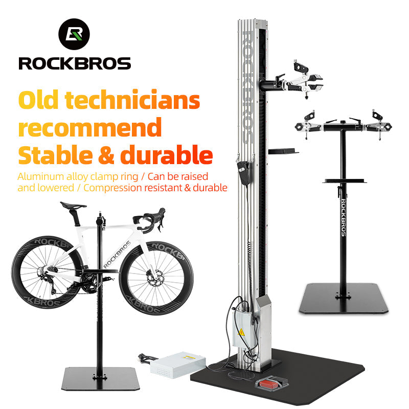 ROCKBROS Electric Lifting Bike Repair Stand Floor
