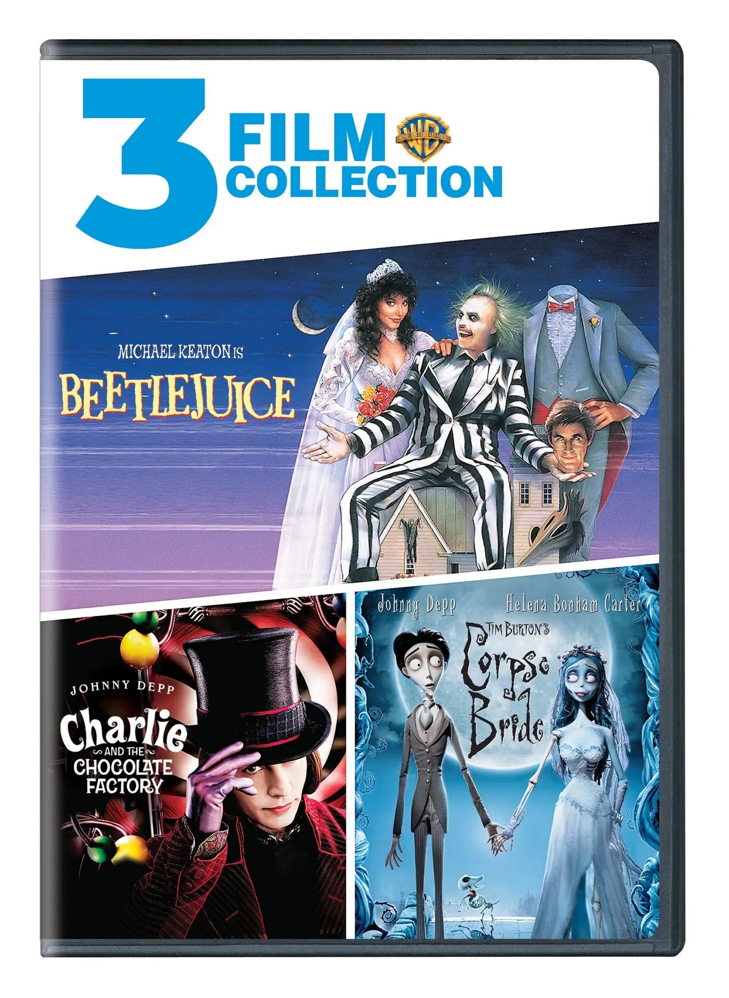 3 Film Collection: Beetlejuice / Charlie & Chocolate / Corpse Bride (D