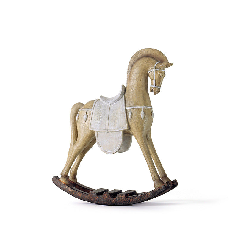 Nordic Texture Resin Crafts Horse Ornaments