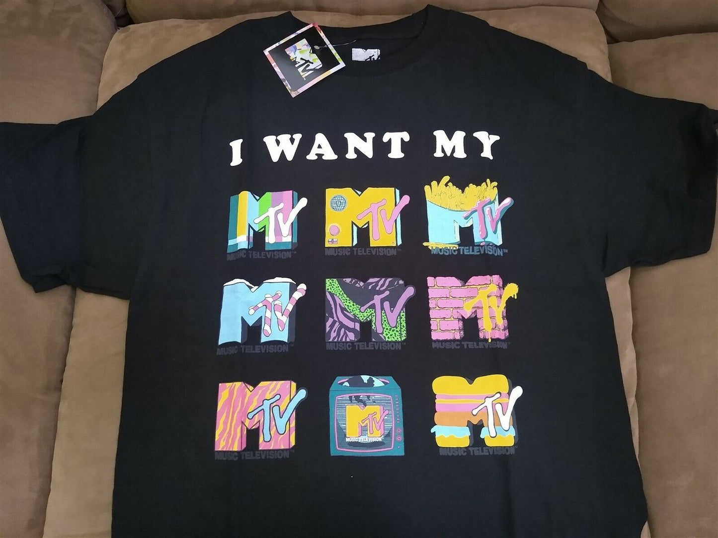 MTV MUSIC TELEVISION - 2021 I Want My MTV Retro T-shirt ~S M L XL XXL
