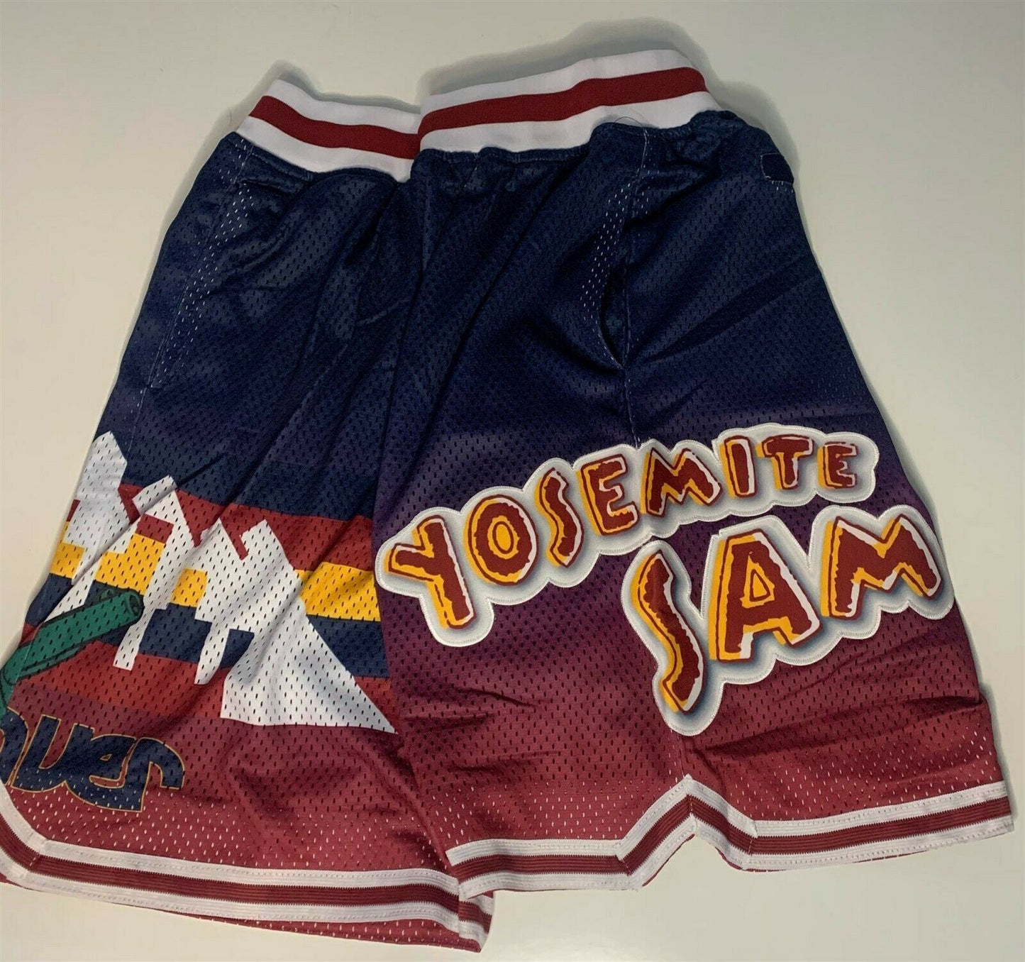 YOSEMITE SAM / DENVER ALTRNV Headgear Classics Basketball Shorts ~Never Worn~ L