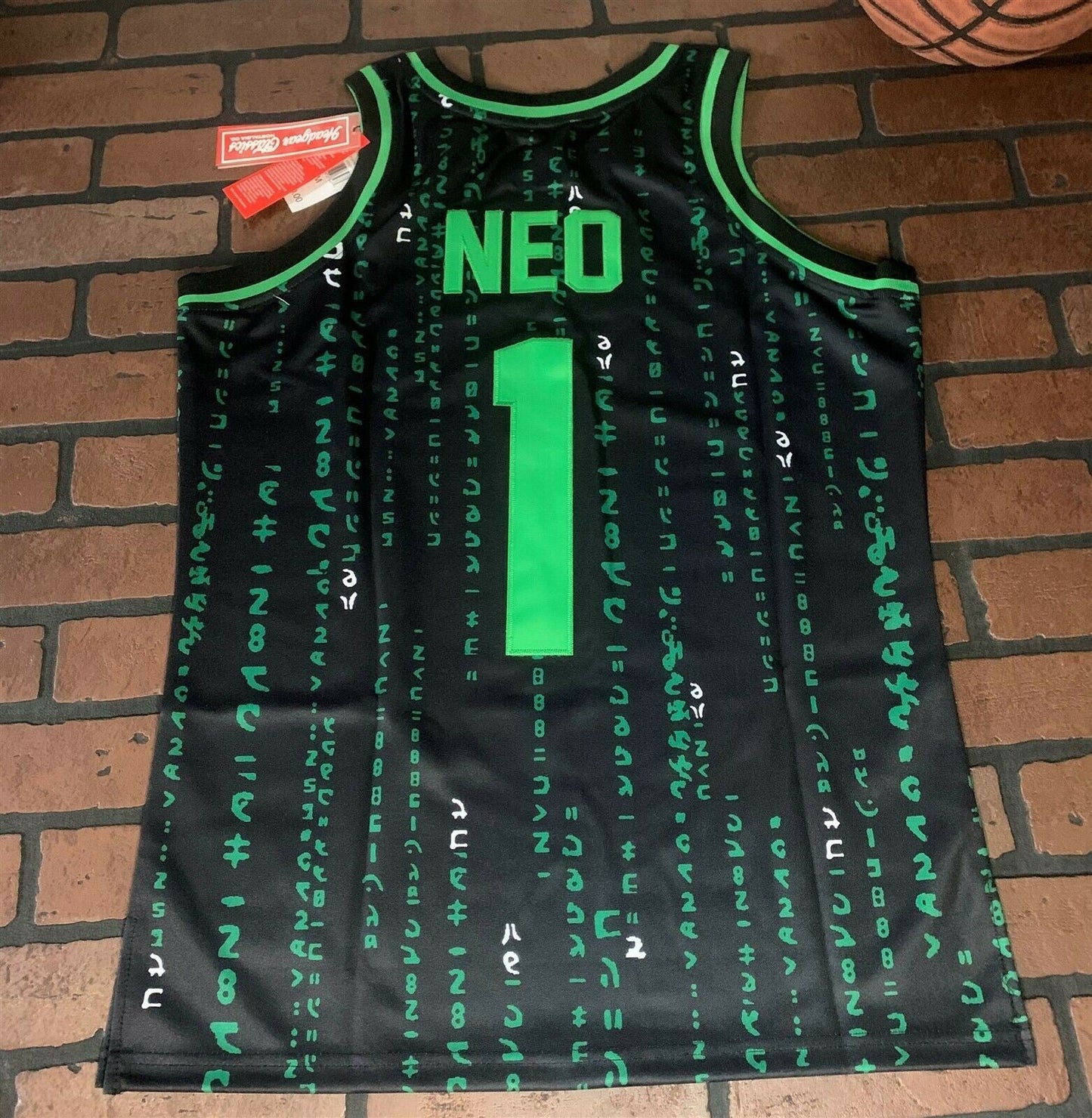 THE MATRIX NEO Headgear Classics Basketball Jersey~NeverWorn~XS S M L XL 2XL 3XL