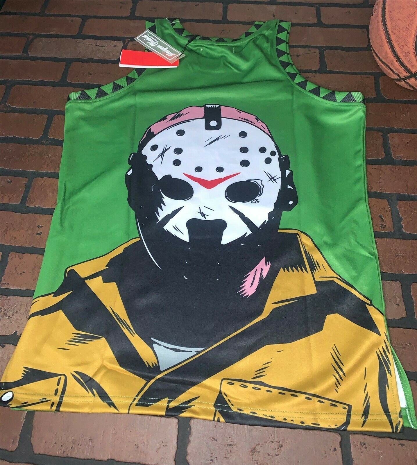FRIDAY THE 13TH Headgear Classics Basketball Jersey ~Never Worn~ M