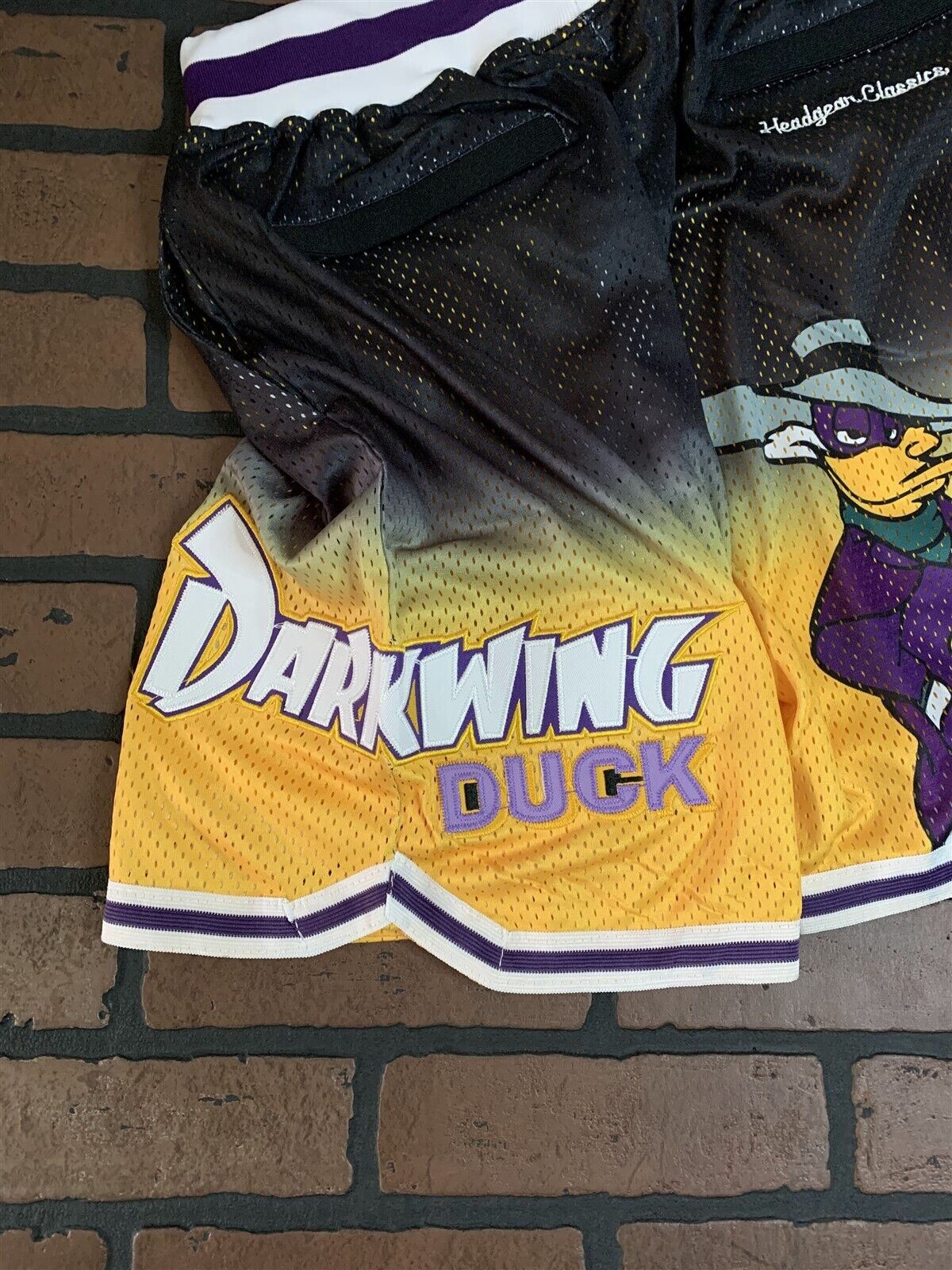 DARKWING DUCK / LOS ANGELES Headgear Classics Basketball Shorts ~Never Worn~
